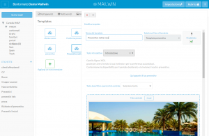Mailwin - Configurazione di un template