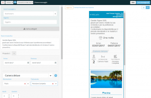 Mailwin - Risposta a un messaggio con un template di preventivo mobile